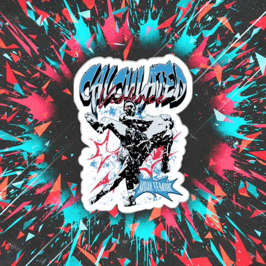 CALCULATED VIOLENCE "DIE-CUT" STICKER