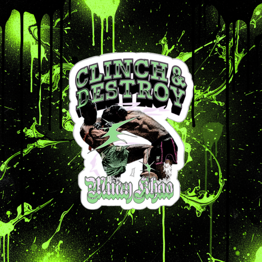 CLINCH & DESTROY "DIE-CUT" STICKER
