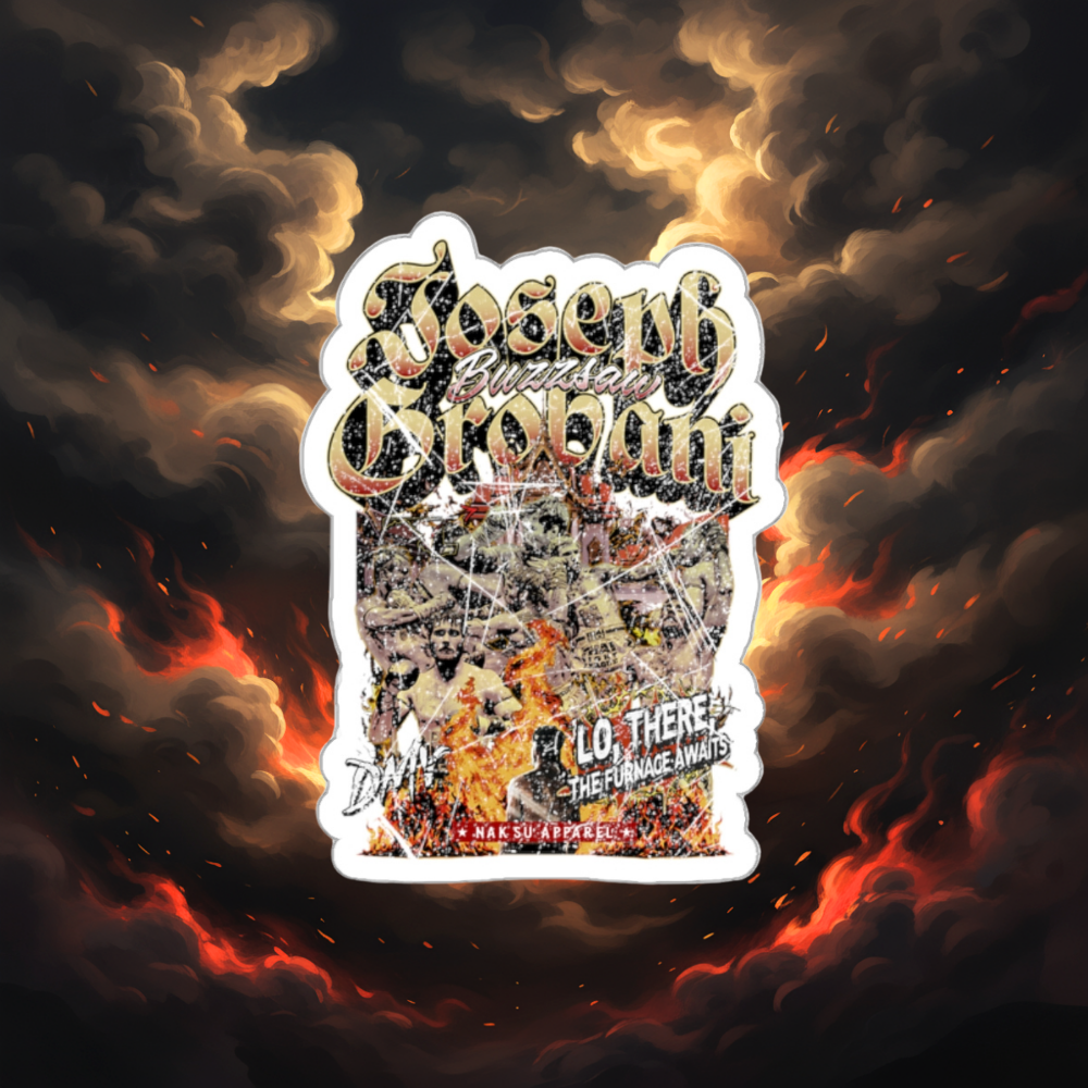 JOSEPH GROBANI "DIE-CUT" STICKER
