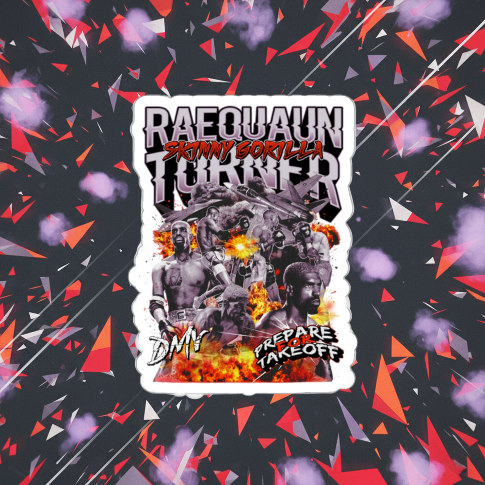 RAEQUAUN TURNER "DIE-CUT" STICKER